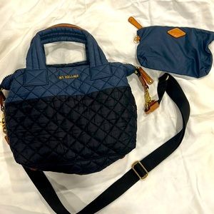 MZ WALLACE SMALL SUTTON IN NAVY/BLACK